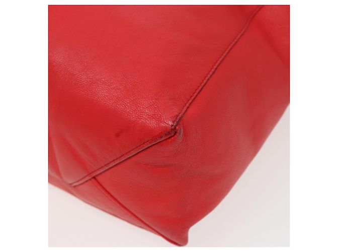 Céline Borsa Tote in pelle rossa CELINE Auth bs15628 Rosso - vista 10