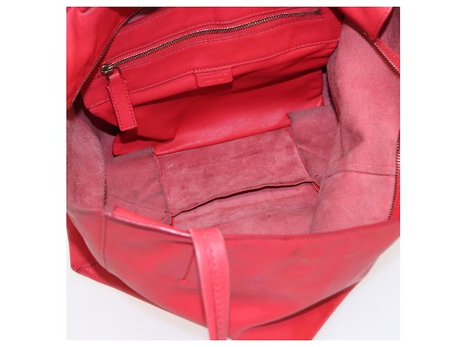 Céline Borsa Tote in pelle rossa CELINE Auth bs15628 Rosso - vista 17