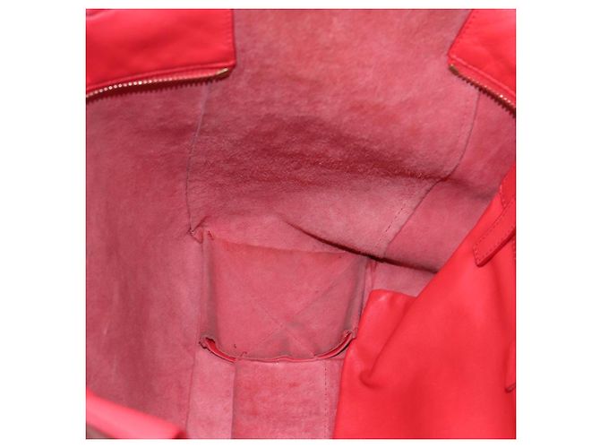 Céline Borsa Tote in pelle rossa CELINE Auth bs15628 Rosso - vista 19