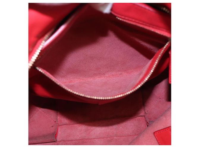 Céline Borsa Tote in pelle rossa CELINE Auth bs15628 Rosso - vista 21