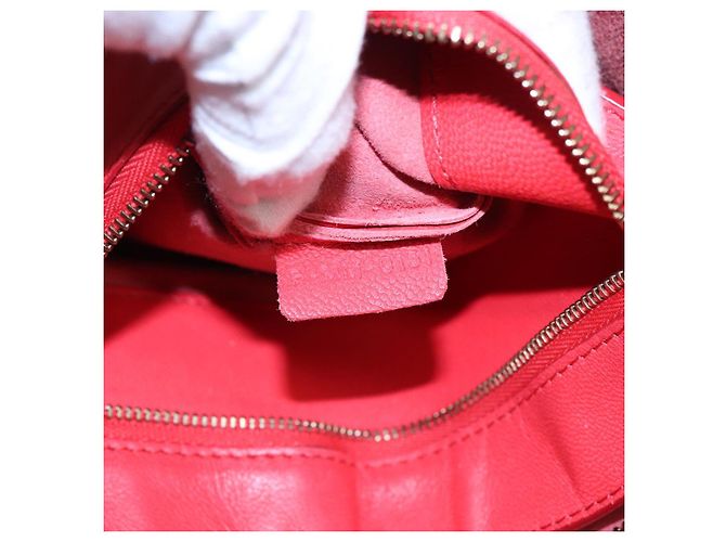 Céline Borsa Tote in pelle rossa CELINE Auth bs15628 Rosso - vista 22
