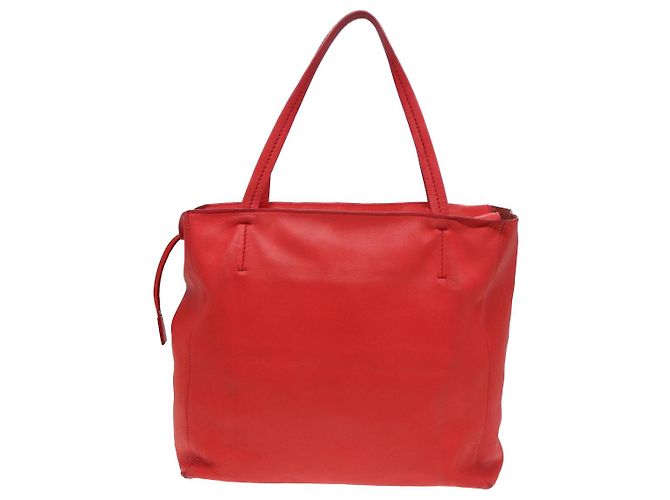 Céline Borsa Tote in pelle rossa CELINE Auth bs15628 Rosso - vista 3