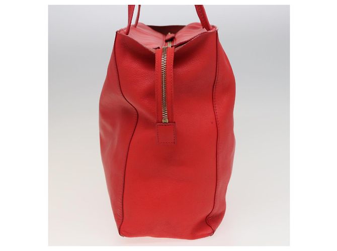 Céline Borsa Tote in pelle rossa CELINE Auth bs15628 Rosso - vista 5