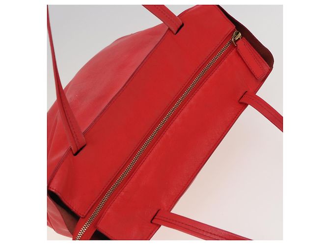 Céline Borsa Tote in pelle rossa CELINE Auth bs15628 Rosso - vista 6
