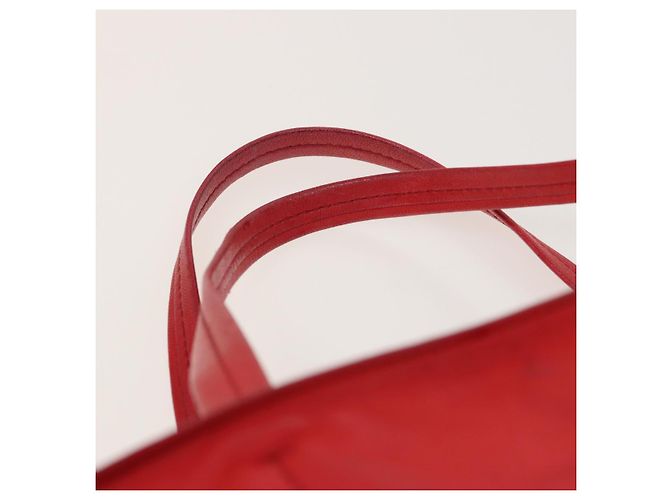 Céline Borsa Tote in pelle rossa CELINE Auth bs15628 Rosso - vista 8