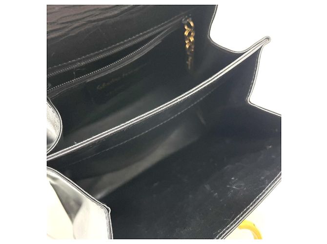 Borsa a Spalla Gancini di Salvatore Ferragamo Nero - vista 10