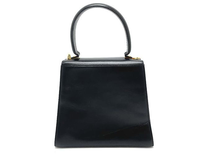Borsa a Spalla Gancini di Salvatore Ferragamo Nero - vista 2