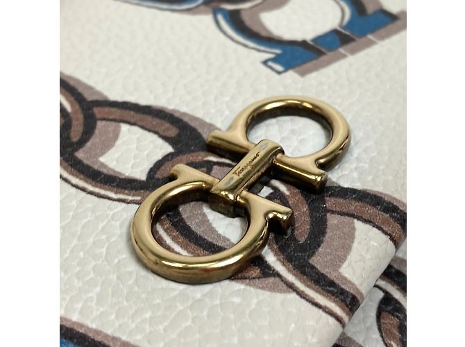 Borsa a Spalla 2WAY Salvatore Ferragamo Bianco - vista 4