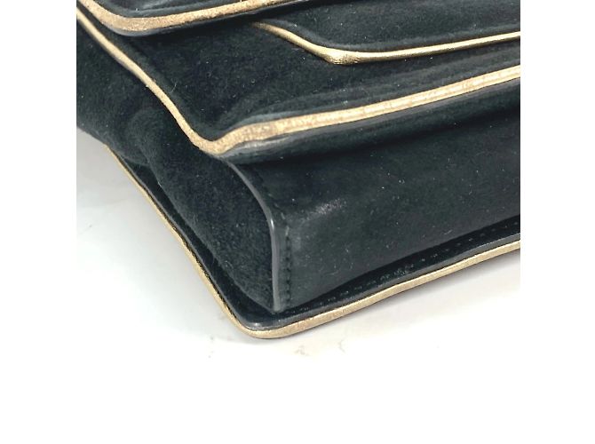 Borsa a spalla in pelle nera Salvatore Ferragamo Nero - vista 6