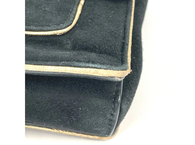 Borsa a spalla in pelle nera Salvatore Ferragamo Nero - vista 7