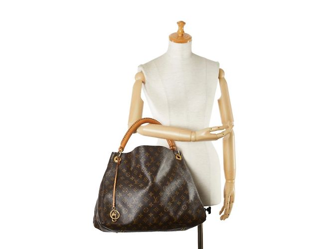 Borsa Tote Artsy MM Monogram Louis Vuitton Marrone - vista 12