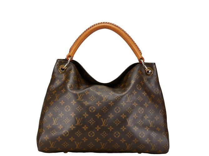 Borsa Tote Artsy MM Monogram Louis Vuitton Marrone - vista 3