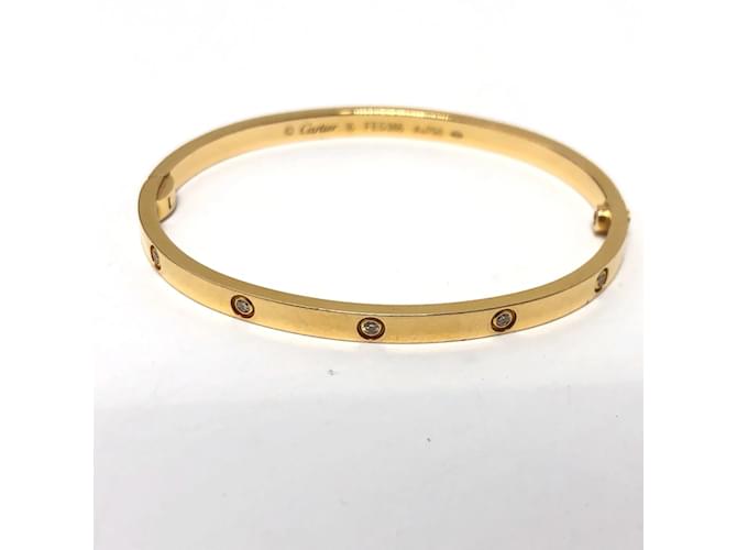 Bracciale in Oro Cartier 10P completamente in diamanti D'oro - vista 2