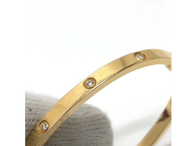 Bracciale in Oro Cartier 10P completamente in diamanti D'oro - vista 3