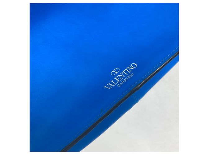 Borsa a Spalla Valentino TY0B0719 VLTN Logo Blu - vista 12