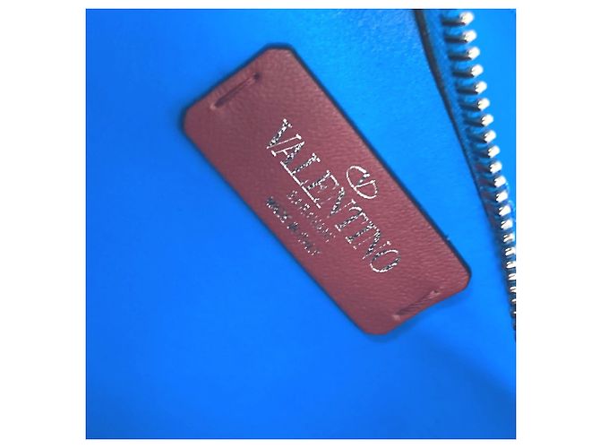 Borsa a Spalla Valentino TY0B0719 VLTN Logo Blu - vista 14
