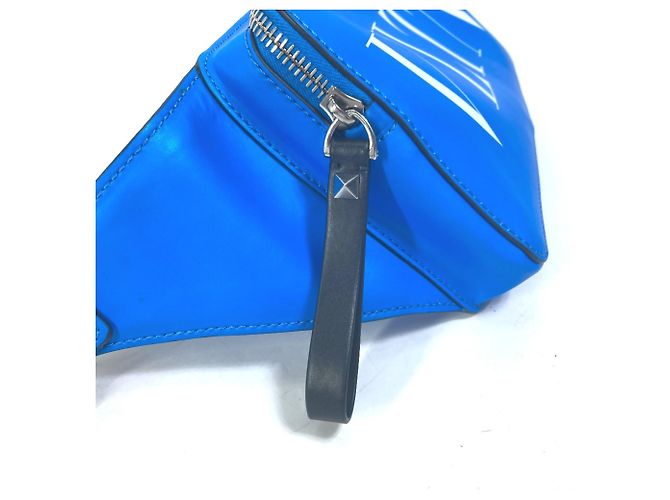 Borsa a Spalla Valentino TY0B0719 VLTN Logo Blu - vista 6
