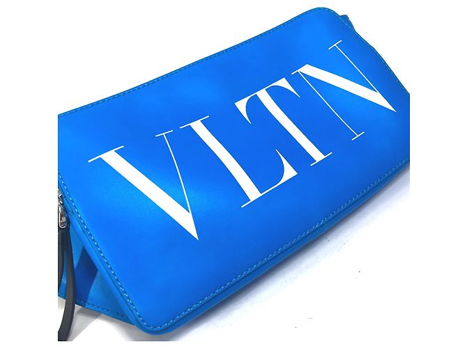 Borsa a Spalla Valentino TY0B0719 VLTN Logo Blu - vista 7