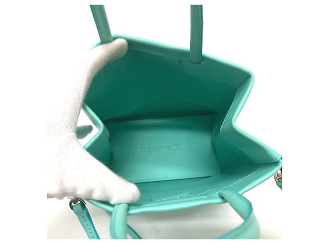 Borsa a spalla 2WAY Cat Street di Tiffany & Co. Blu - vista 12