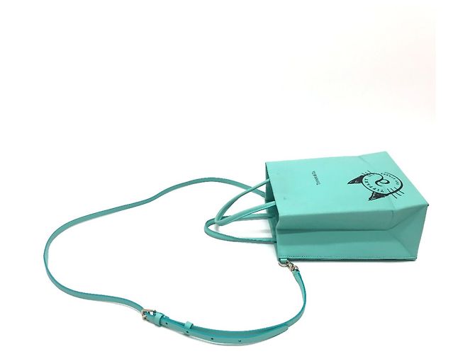 Borsa a spalla 2WAY Cat Street di Tiffany & Co. Blu - vista 9