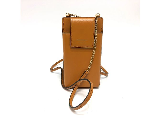 Borsa a spalla in pelle arancione Salvatore Ferragamo - vista 2
