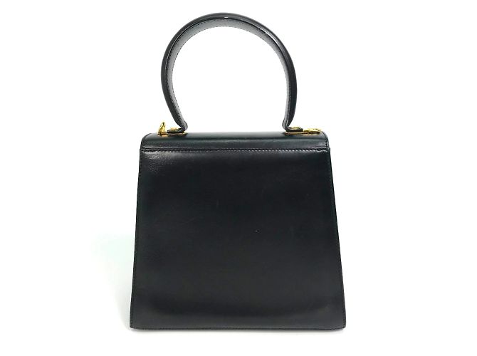 Borsa a spalla in pelle nera Salvatore Ferragamo Nero - vista 2