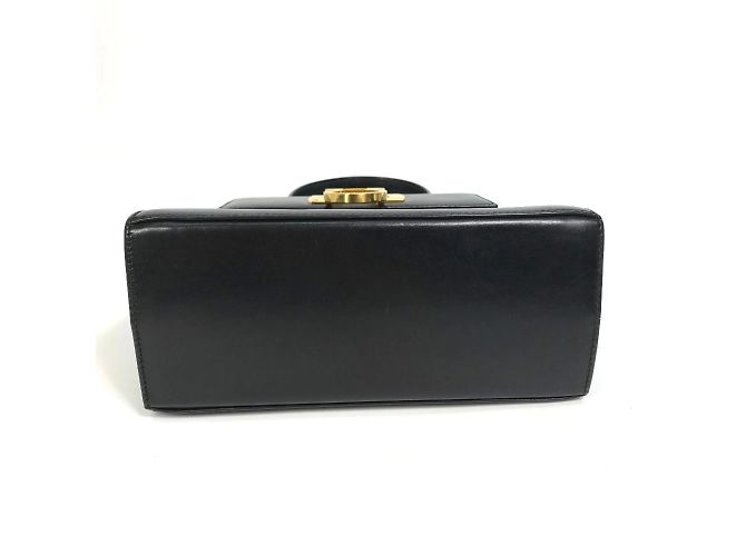 Borsa a spalla in pelle nera Salvatore Ferragamo Nero - vista 4