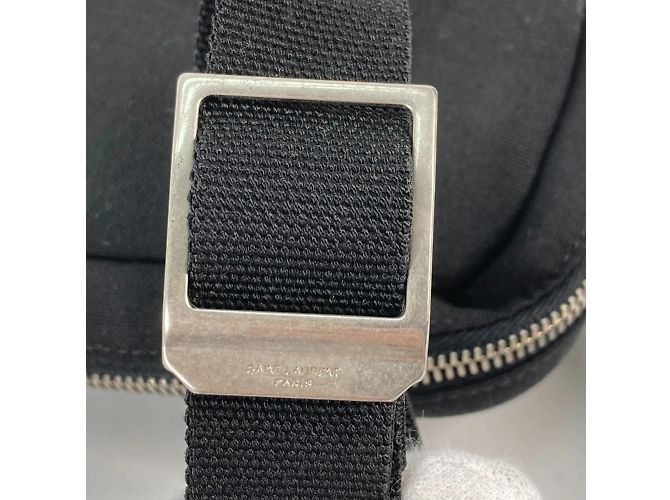 Borsa a spalla in pelle nera Saint Laurent Nero - vista 10