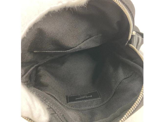 Borsa a spalla in pelle nera Saint Laurent Nero - vista 11