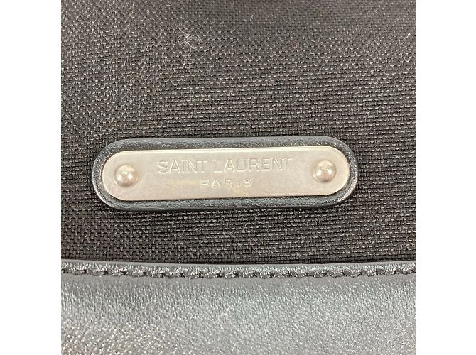 Borsa a spalla in pelle nera Saint Laurent Nero - vista 13