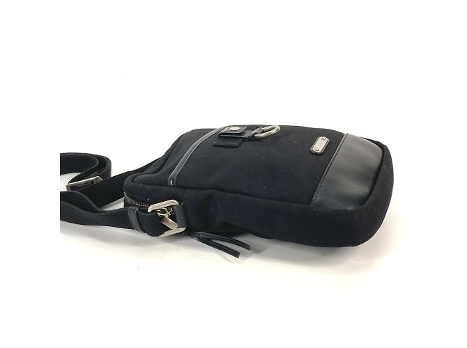 Borsa a spalla in pelle nera Saint Laurent Nero - vista 3