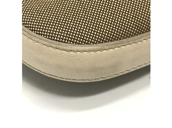 Borsa a spalla con logo Prada BT0706 Beige - vista 6
