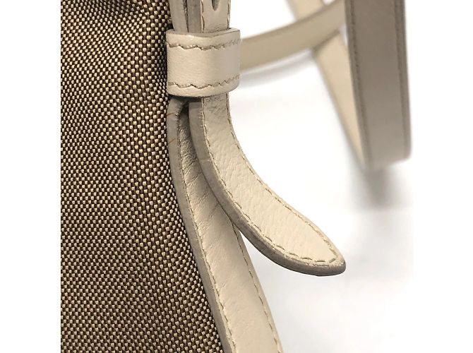 Borsa a spalla con logo Prada BT0706 Beige - vista 8