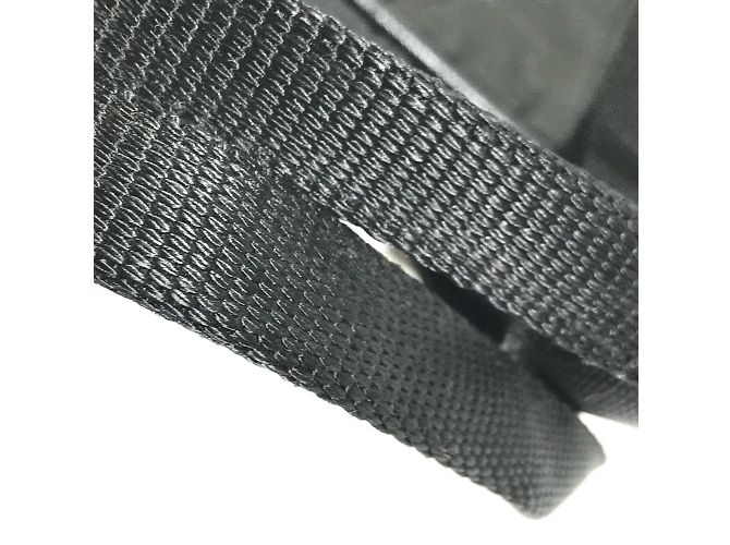 Borsa a tracolla nera in tessuto Prada Nero - vista 10