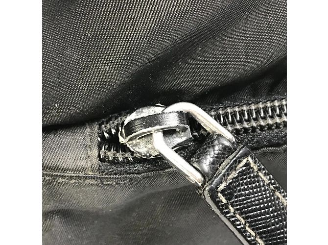Borsa a tracolla nera in tessuto Prada Nero - vista 13