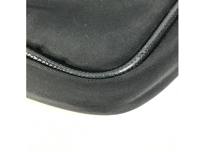 Borsa a tracolla nera in tessuto Prada Nero - vista 6