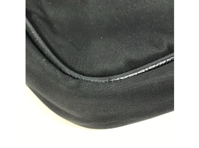 Borsa a tracolla nera in tessuto Prada Nero - vista 7
