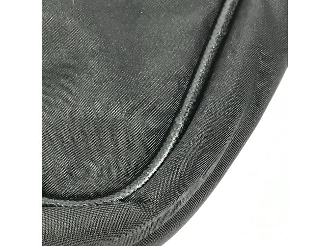 Borsa a tracolla nera in tessuto Prada Nero - vista 8