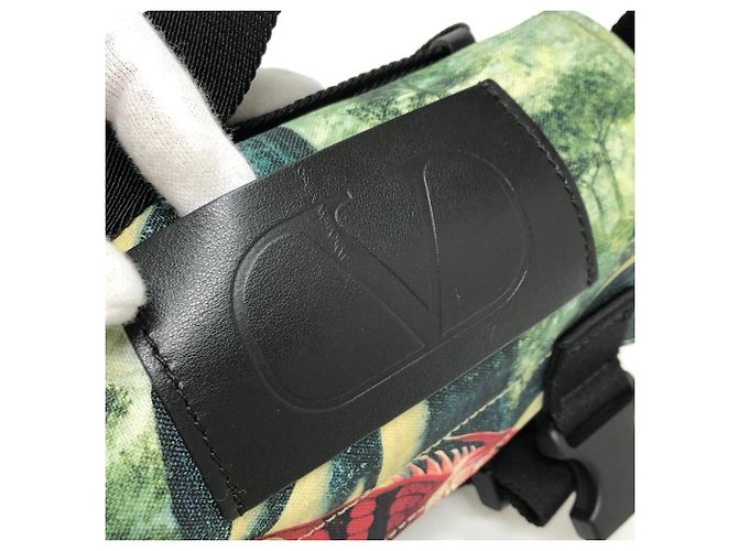 Borsa a spalla verde Valentino Garavani - vista 6