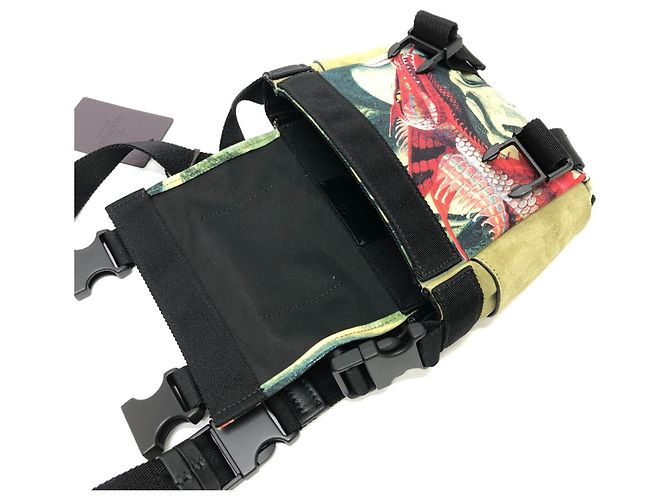 Borsa a spalla verde Valentino Garavani - vista 8
