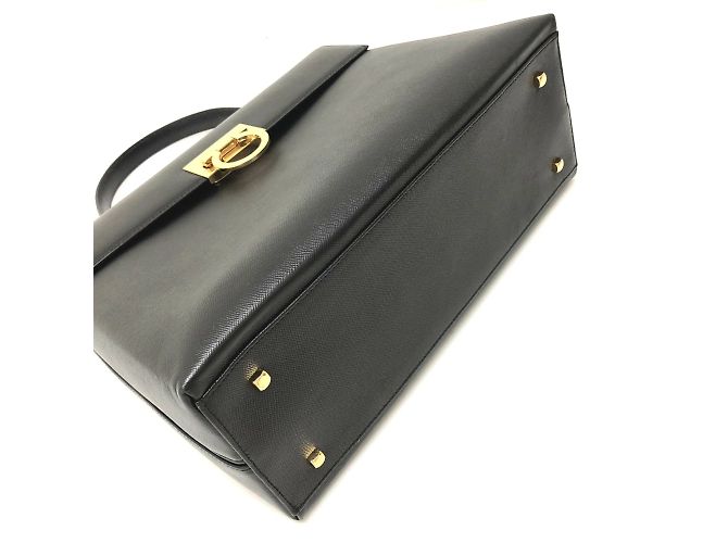 Borsa in pelle nera Salvatore Ferragamo Nero - vista 7