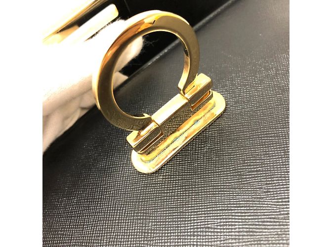 Borsa in pelle nera Salvatore Ferragamo Nero - vista 9