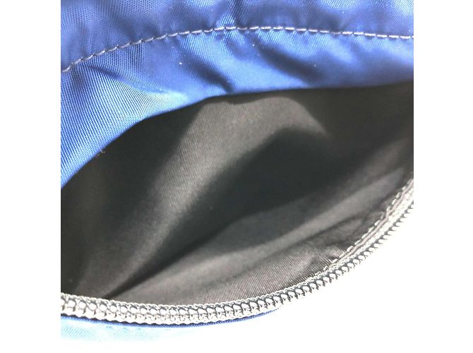 Marsupio con Logo Triangolo Prada 2VL001 Blu - vista 11