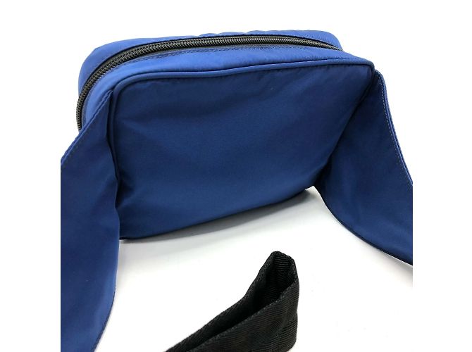 Marsupio con Logo Triangolo Prada 2VL001 Blu - vista 2