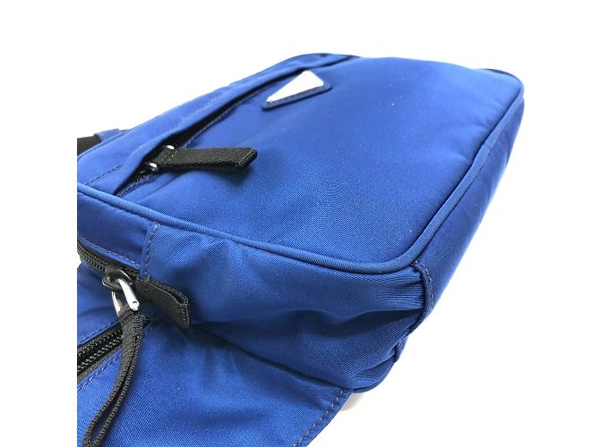 Marsupio con Logo Triangolo Prada 2VL001 Blu - vista 9