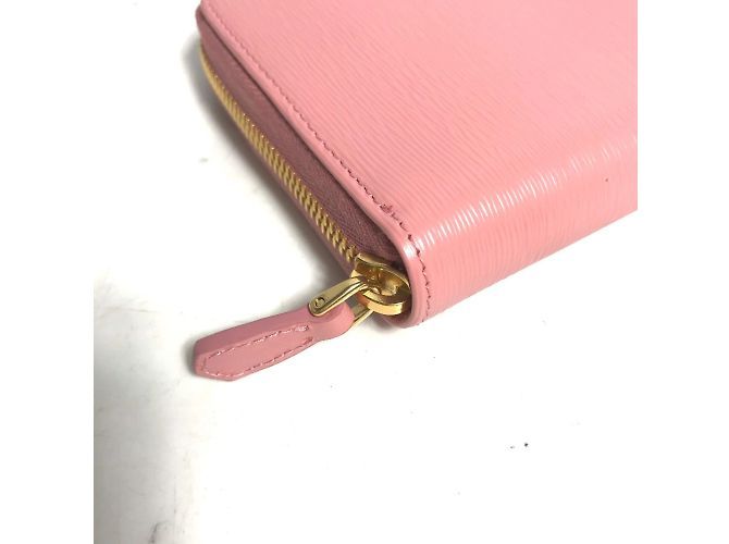 Cartera larga de cuero rosa Prada - vista 6