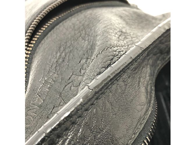 Borsa a spalla in pelle nera Prada VA0802 Nero - vista 12
