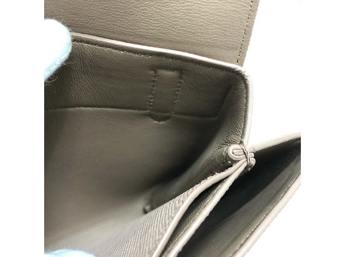 Borsa a spalla in pelle beige Prada BT955X - vista 12