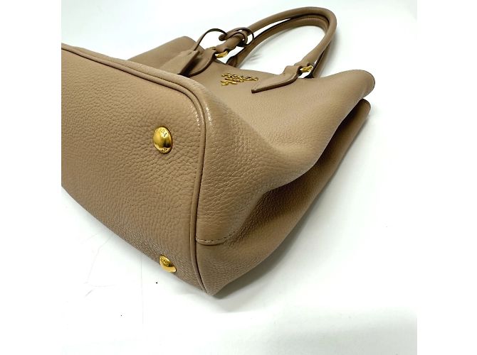 Borsa in pelle beige Prada 1BA058 - vista 7