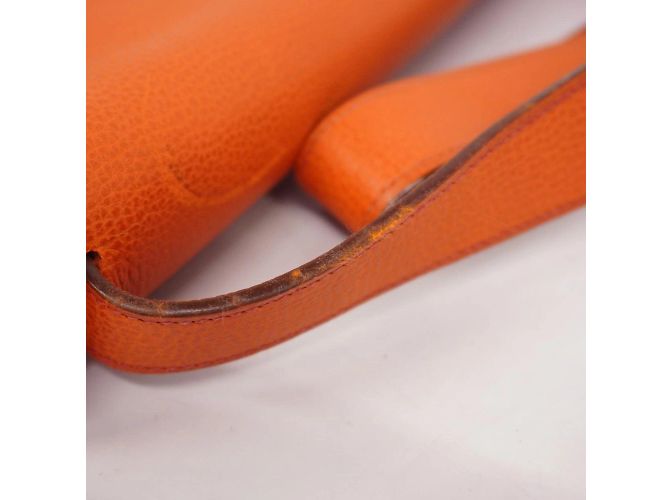 Borsa a Spalla Hermès Colorado MM Arancione - vista 10